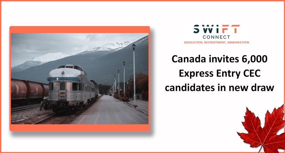 Canada invites 6,000 Express Entry CEC candidates in new draw